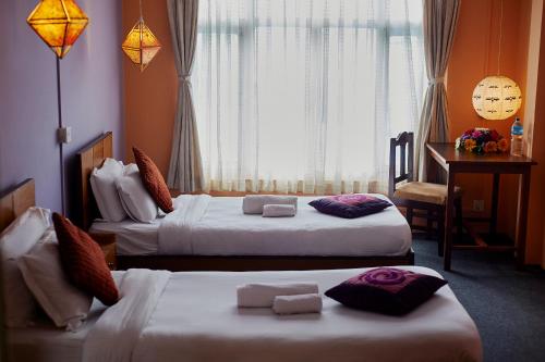 菩提旅馆客房内的一张或多张床位