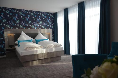Hotel Garni Nordseejuwel客房内的一张或多张床位