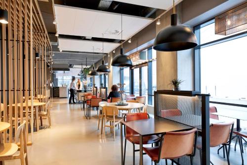 Zleep Hotel Aalborg餐厅或其他用餐的地方