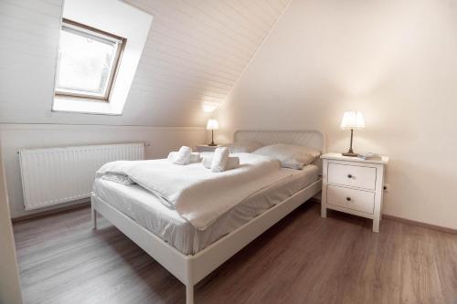 Urlaub Holthusen客房内的一张或多张床位