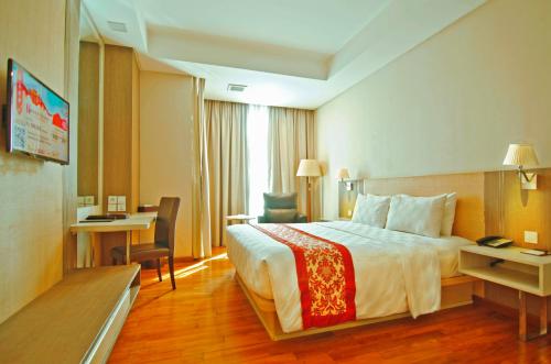 那格亚希尔巴达姆酒店客房内的一张或多张床位