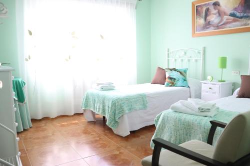 Casa Solís客房内的一张或多张床位