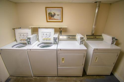 巴特利特埃塔司山村酒店的三个洗衣机都位于房间里