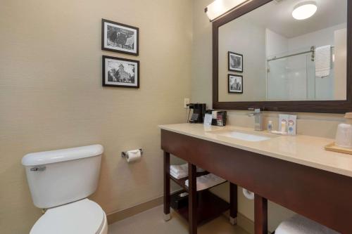 Comfort Inn & Suites Fayetteville-University Area的一间浴室