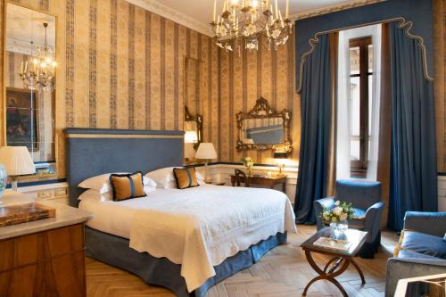 佛罗伦萨海尔维迪亚&布里斯托尔酒店 - 星际酒店集团客房内的一张或多张床位