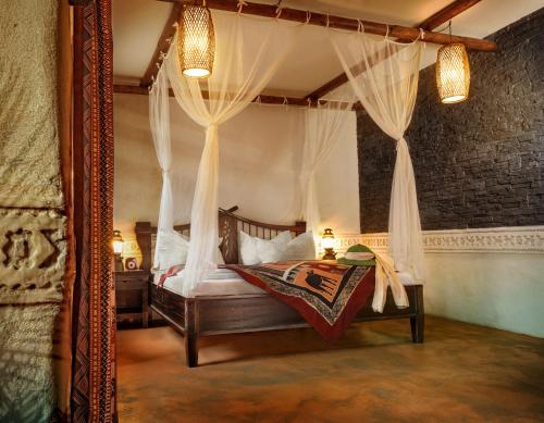 Hotel Matamba, Phantasialand Erlebnishotel客房内的一张或多张床位