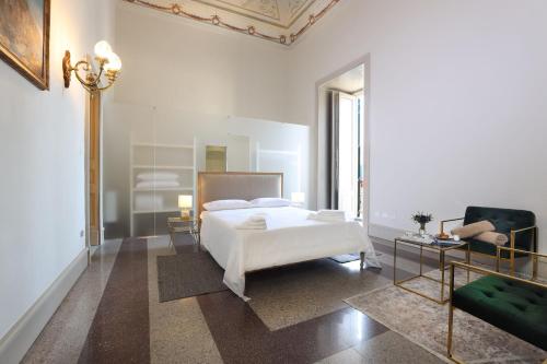 Palazzo Circolone客房内的一张或多张床位