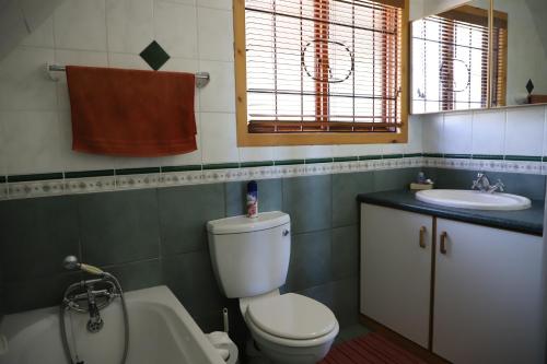 Palm BeachForest Homes 24的一间带卫生间和水槽的浴室