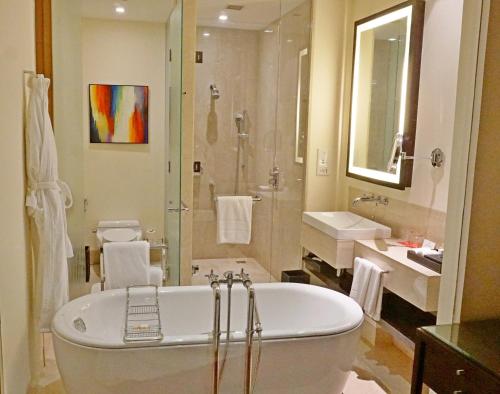 Trident Hyderabad的一间浴室