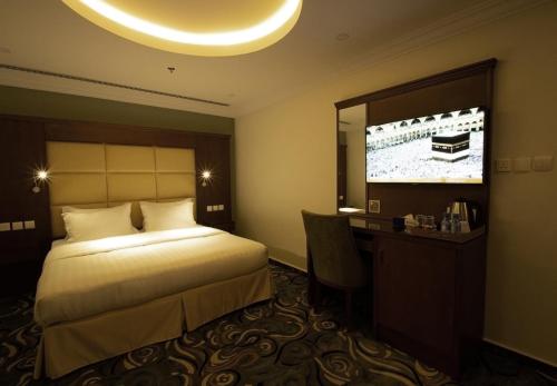 Rona Al Khobar Hotel客房内的一张或多张床位