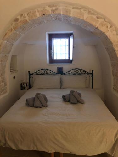I Trulli della NaturaBio客房内的一张或多张床位