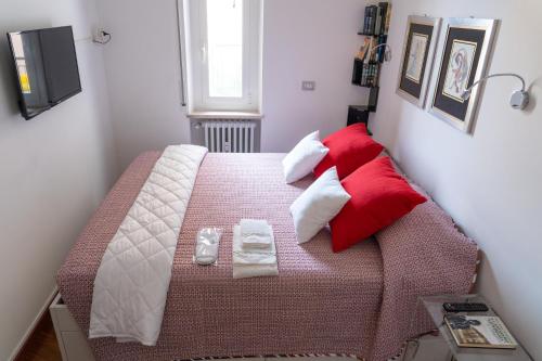 Le Tre Torri客房内的一张或多张床位