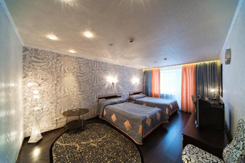Hotel Shvedka客房内的一张或多张床位