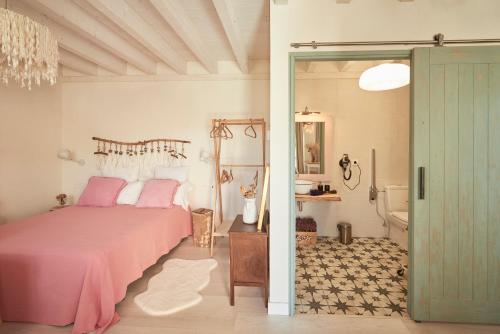 Caserio Montehermoso客房内的一张或多张床位