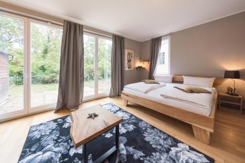 Design Apartments - "Das Kutscherhaus"客房内的一张或多张床位
