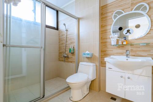 法藍旅店 宜蘭包棟首選的一间浴室