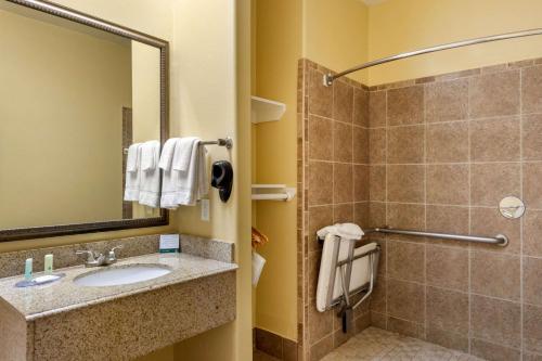 Quality Inn & Suites at The Outlets Mercedes-Weslaco的一间浴室