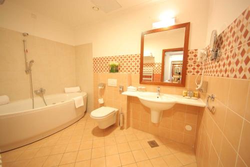 Hotel Lovec的一间浴室