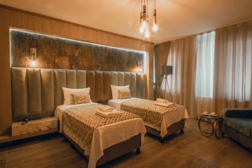Edrin Gözde Hotel客房内的一张或多张床位