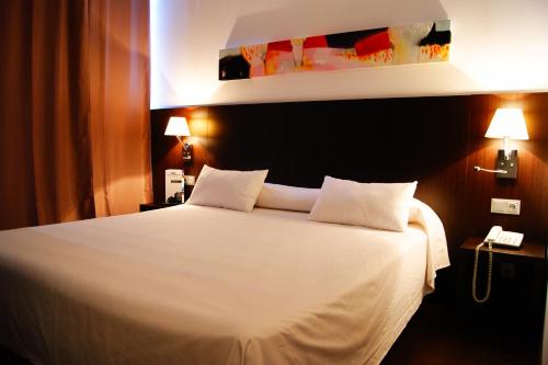 塞尔科蒂尔普拉纳公园酒店客房内的一张或多张床位
