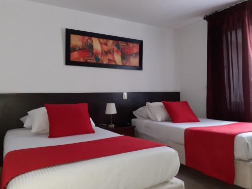Gran Hotel Coral客房内的一张或多张床位