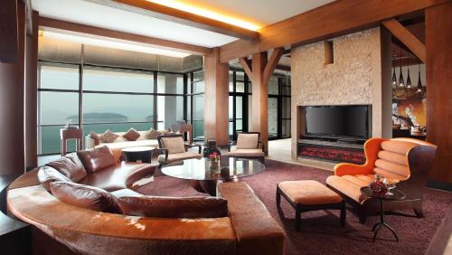千岛湖洲际度假酒店的休息区