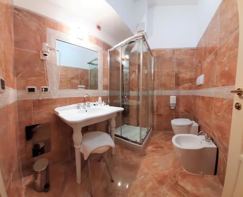 里贾纳迪萨巴酒店的一间浴室