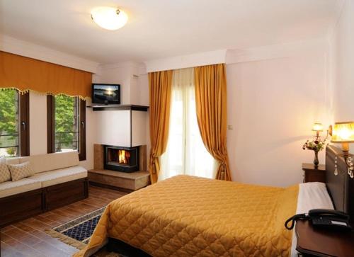 Guesthouse Konstantinos Bakaris客房内的一张或多张床位