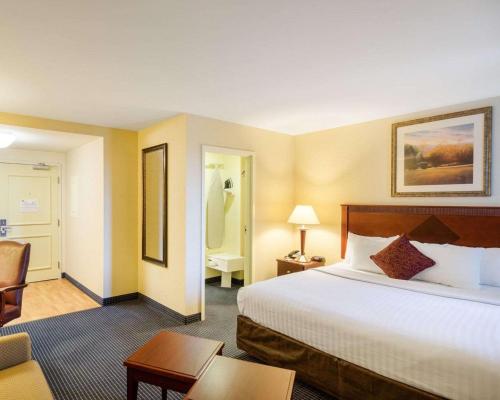 多佛尔曼斯戴套房酒店客房内的一张或多张床位