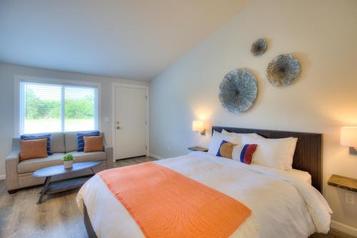OCEAN SHORES RESORT - Brand New Rooms客房内的一张或多张床位