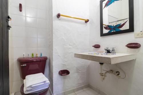 Ayenda Corona Real的一间浴室