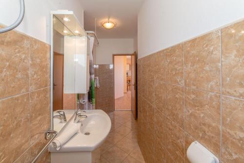 Apartments Mlađo - swimming pool的一间浴室
