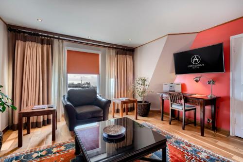 Amsterdam Hotel Brighton Seafront的休息区