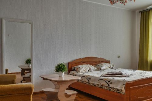 Alexandrovskaya street客房内的一张或多张床位