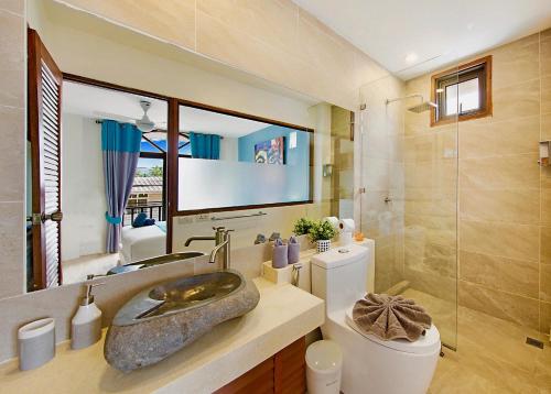 苏梅岛庄园渔人村酒店的一间浴室