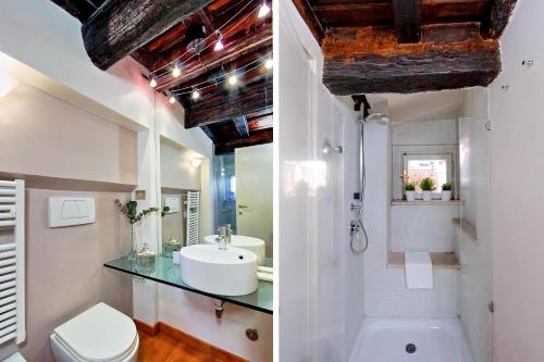 Rent in Rome Trevi Fountain Suite的一间浴室