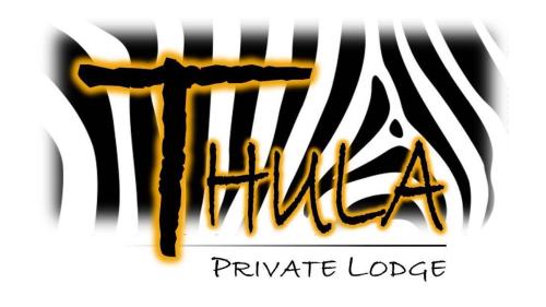 帕拉博鲁瓦Thula Private Lodge的斑马私人小屋的标志