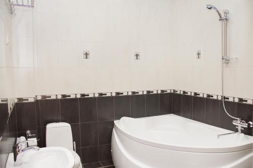 斯塔夫罗波尔帕利提亚旅馆的一间带卫生间和水槽的浴室