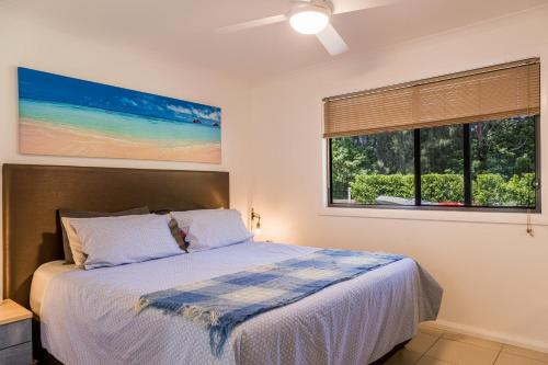 贝拉拉海滩罗凯茨度假屋客房内的一张或多张床位