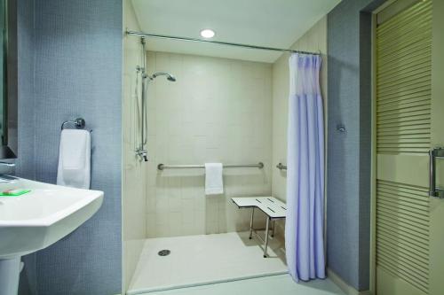 凯悦广场圣何塞市中心酒店的一间浴室
