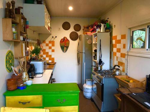 El refugio de budda的厨房或小厨房