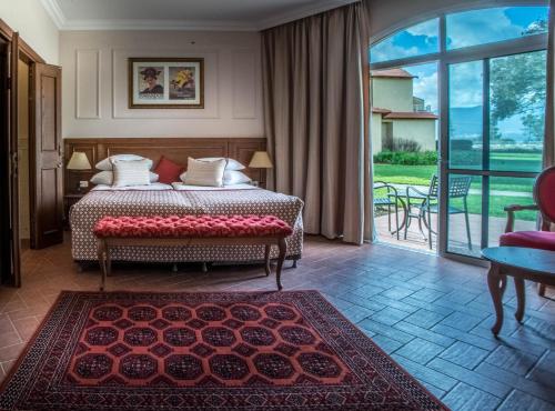 Pastoral Hotel - Kfar Blum客房内的一张或多张床位