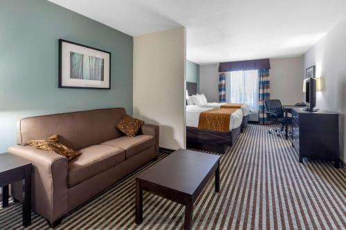 Comfort Inn & Suites Perry I-35的休息区