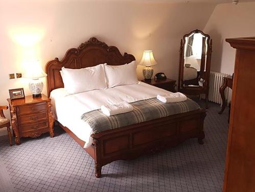 艾莱岛之家酒店客房内的一张或多张床位