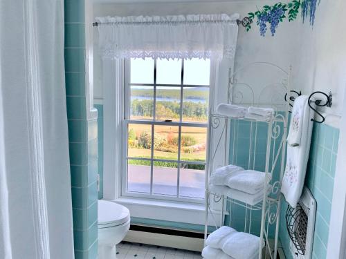 AshburnhamMaguire House Bed and Breakfast的一间带卫生间和窗户的浴室