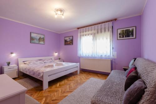 Apartment Žalac客房内的一张或多张床位