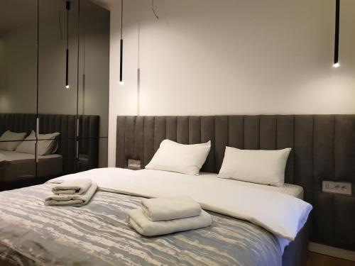 Luxury Spa Suite客房内的一张或多张床位