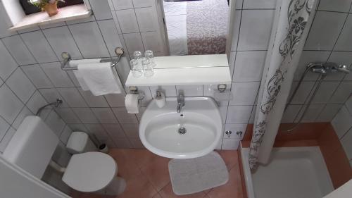 Vuković House的一间浴室