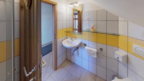 Guest house Domačija Krnc的一间浴室