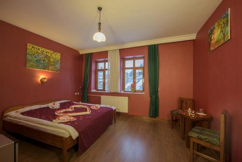 Kapadokya Stonelake Hotel客房内的一张或多张床位